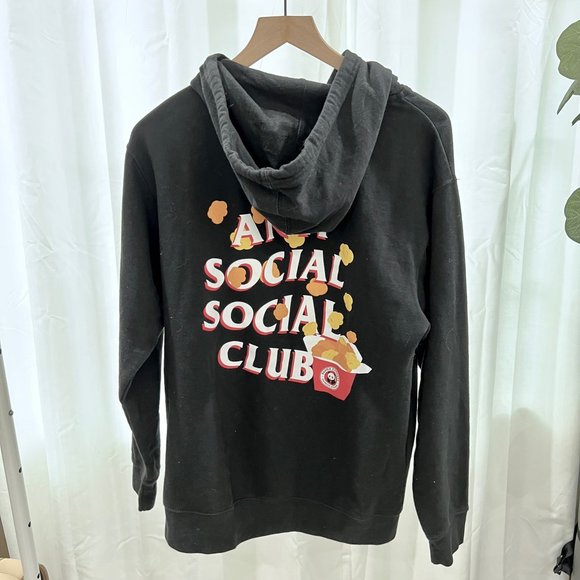 Anti Social Social Club X Panda Express Orange Chicken Chinese Kitchen Hoodie - Picture 1 of 7